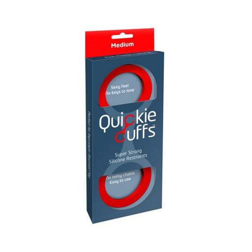 Quickie Cuffs Medium Red | cutebutkinky.com