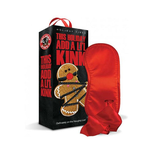 Naughty List Gift Add A Li'l Kink Blindfold Wrist & Ankle Sashes With Storage Bag | cutebutkinky.com