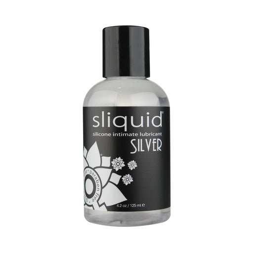Sliquid Naturals Silver Silicone Lubricant 4.2oz | cutebutkinky.com