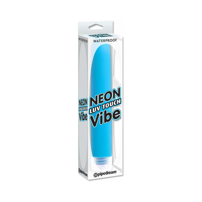 Neon Luv Touch Vibe Waterproof Slimline Vibrator Blue