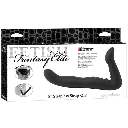 Fetish Fantasy Elite 8 in. Silicone Strapless Strap-On Black