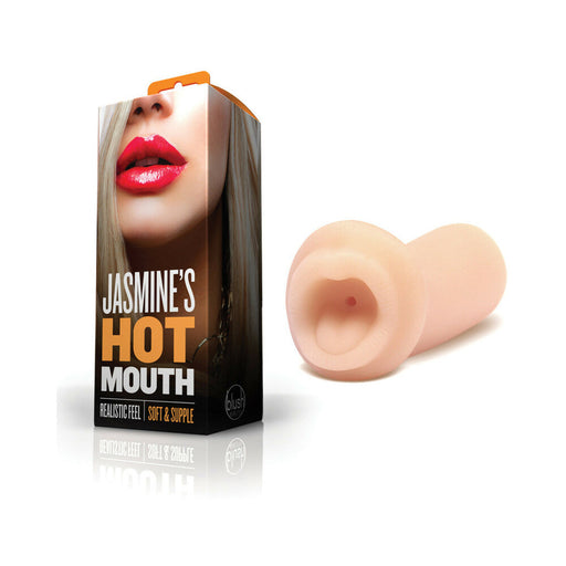 X5 Men Jasmine''s Hot Mouth Oral Stroker Beige
