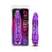 B Yours Vibe 1 Realistic 9 in. Vibrating Dildo Purple