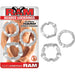 Ram Beaded Cockrings (Clear)