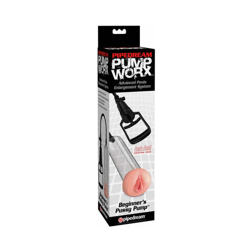 Pump Worx Beginner''s Pussy Pump Beige/Clear
