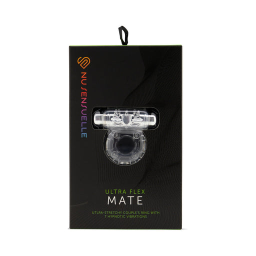 Nu Sensuelle Mate Ultra Flex Couple''s Ring Clear
