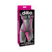 Dillio Adjustable 7 in. Strap-On Suspender Harness Set Pink