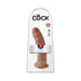 King Cock 9 in. Cock Realistic Dildo With Suction Cup Tan
