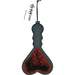 Sportsheets Sex & Mischief Enchanted Heart Paddle Dual-Sided Burgundy