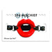 Sportsheets Sex & Mischief Silicone Lips Adjustable Open-Mouth Gag Red