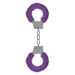Ouch! Beginner''s Furry Handcuffs With Quick-Release Purple