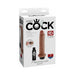 King Cock 7 in. Squirting Cock Realistic Dildo Tan