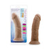 Au Naturel 8 in. Posable Dual Density Dildo Tan