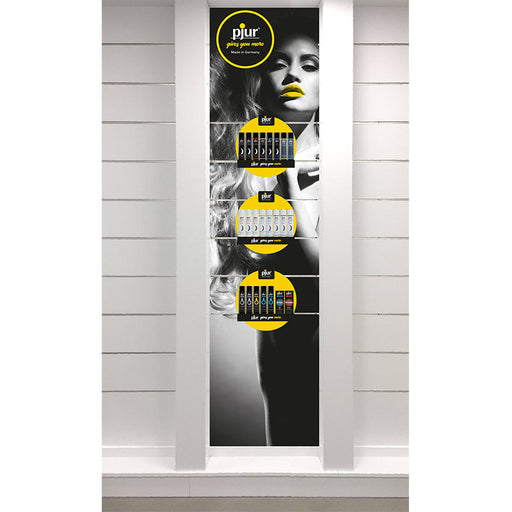 Pjur Sml Woman Slat Wall Display Includes Skin, Shelves and Product