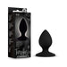 Temptasia ''Slut'' Silicone Anal Plug Black