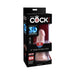 King Cock Plus 5 in. Triple Density Cock Realistic Dildo With Suction Cup Beige