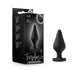 Temptasia ''Spank Me'' Silicone Anal Plug with Heart-Shaped Base Black