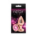 Rear Assets Rose Gold Anal Plug Medium Pink