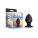 Anal Adventures Platinum Silicone Anal Stout Plug Large Black