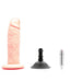 Tantus Sam O2 Vibrating Dual Density Dildo Kit Warm Ivory (Bag)