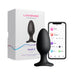 Lovense Hush 2 Bluetooth Remote-Controlled Vibrating Butt Plug L 2.25 in.