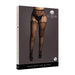 Le Desir Crotchless Cut-Out Pantyhose Black Queen Size