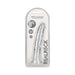 RealRock Crystal Clear Slim 8 in. Dildo Clear
