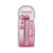 RealRock Crystal Clear Straight 8 in. Dildo Without Balls Pink