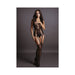 Le Desir Lace Suspender Bodystocking Black O/S