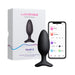 Lovense Hush 2 Bluetooth Remote-Controlled Vibrating Butt Plug Medium 1.75 in.