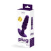 VeDO Plug Rechargeable Silicone Vibrating Anal Plug Purple