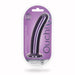 Ouch! Smooth Silicone 7 in. G-Spot Dildo Metallic Purple
