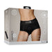 Ouch! Vibrating Strap-on Brief Black XS/S