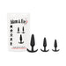 Adam & Eve Naughty Silicone Trainer Kit Black (Bag Packaging)