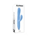 Playboy Up & Away Rechargeable Silicone Rabbit Vibrator Blue