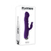 Playboy Bunny Punch Rechargeable Silicone Rabbit Vibrator Purple