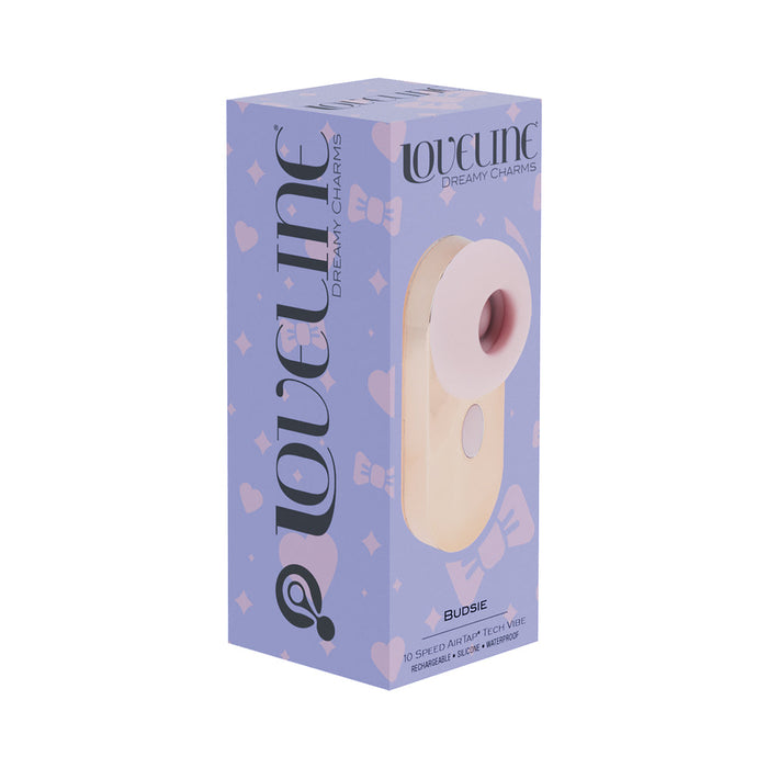LoveLine Budsie AirTapTech Rechargeable Vibrator Pink
