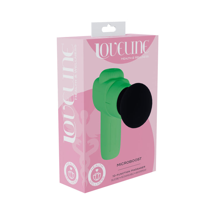 LoveLine MicroBoost Massager Silicone Green