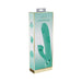 VIVE Fiore Rechargeable G-Spot Air Wave and Tapping Flared Clit Stimulator Green
