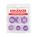 Enhancer Five Piece Cock Ring Set Purple