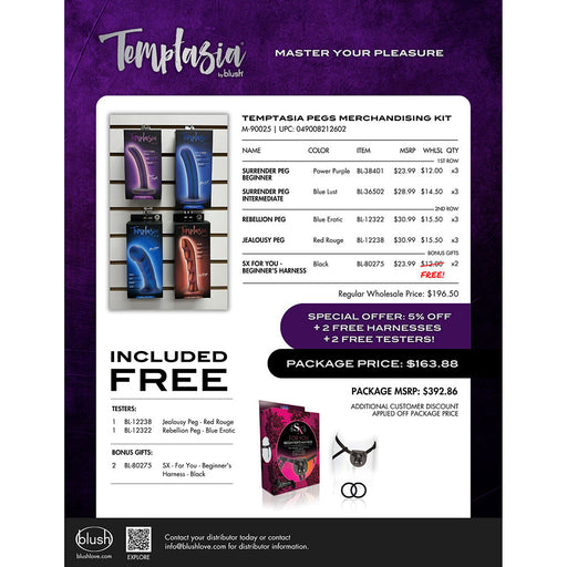 Temptasia Pegs Merchandising Kit