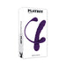 Playboy Twisted Playground Rechargeable Triple Stimulator Vibe Silicone Purple Acai