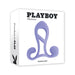 Playboy Fantasy Cage Rechargeable Vibrating Cock Cage Silicone Purple