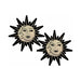 Pastease Sunburst: Sun & Moon Faces on Gold Glitter Sun Pasties