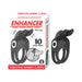 Enhancer Vibrating Rabbit C-Ring Black