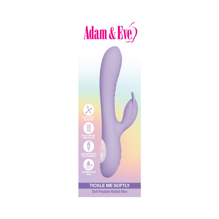 Adam & Eve Tickle Me Softly Soft Flexible Rabbit Vibe