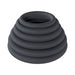 LEVELZ Classic Silicone Cock Ring Set of 6 All Sizes Black