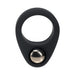 LEVELZ Liquid Silicone Single Weighted Ball Cock Ring Black