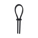 LEVELZ Wide Adjustable Silicone Lasso Cock Ring 5mm Black