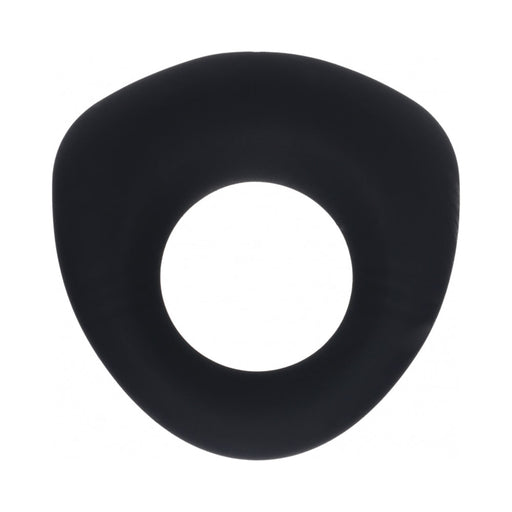 LEVELZ Sealed Liquid Silicone Vibrating Cock Ring Black